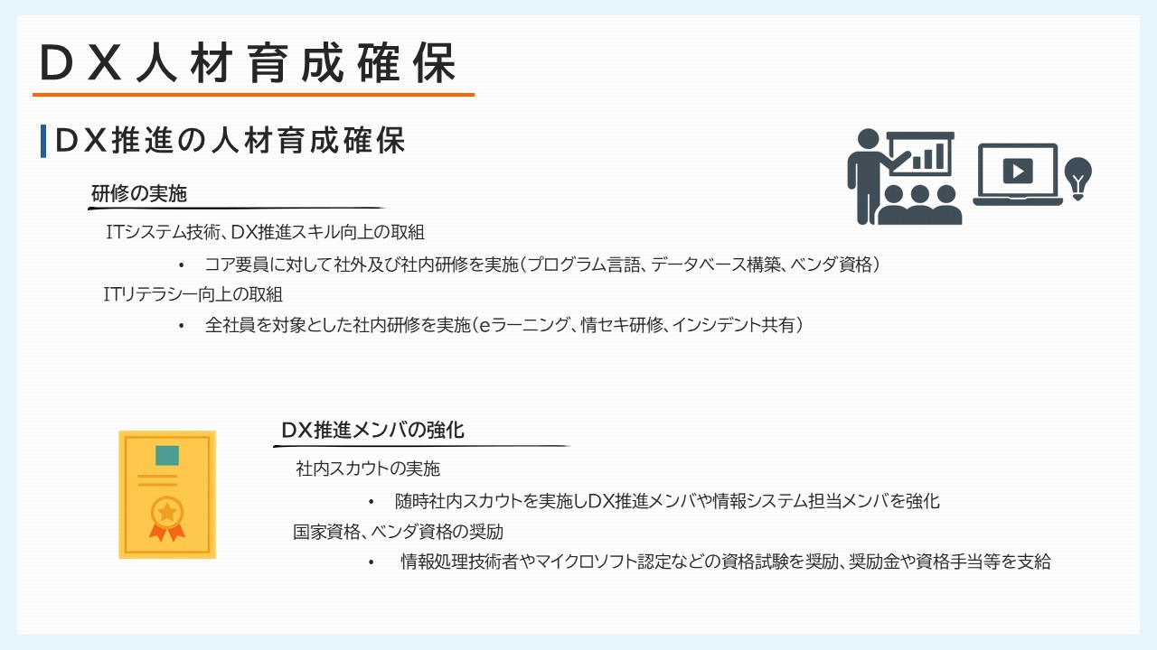 DX人材育成確保